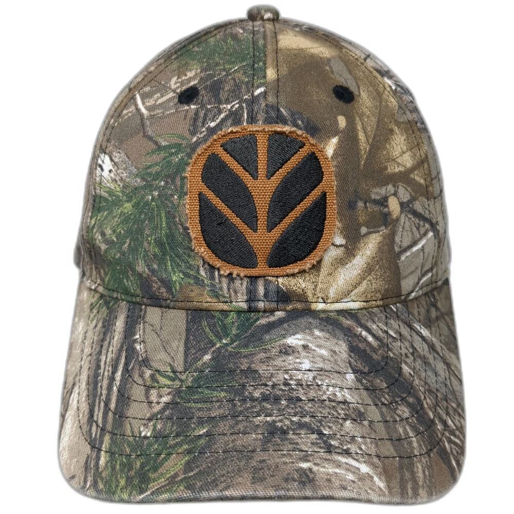 K-Products Baseball Cap Brown One Size New Holland Camo Embroidered Logo Hat